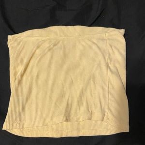 yellow Pacsun tube top
